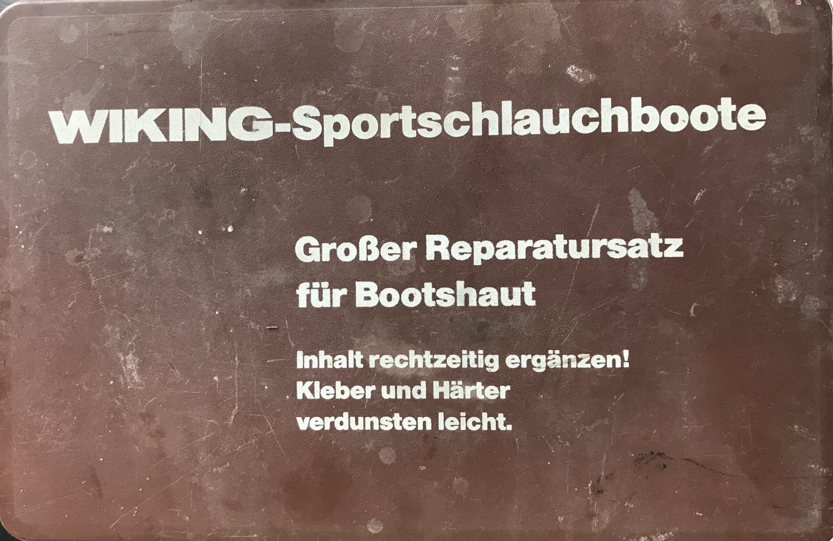 Großer Reparatursatz für Bootshaut